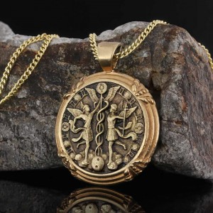 İkizler Burcu Gümüş Kolye