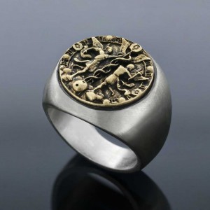 İkizler Burcu Özel Tasarım Gümüş Yüzük