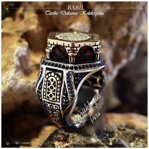 Babil Kulesi Özel Tasarım Gümüş Yüzük